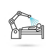 Robotic therapy for gyms and hotels